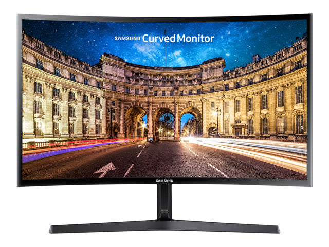 SAMSUNG C27F396FH 27 инча TFT 16:9 1920x1080 250cd/m² 3000:1 4ms VESA извит монитор HDMI черен сребрист