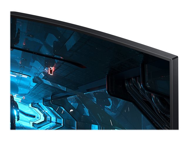 Монитор Samsung Odyssey C32G75T Curved (1000R) 31.5 QLED, WQHD (2560x1440), 240Hz, HDR 600, Яркост: 350cd/m2, Контраст: 2500:1,