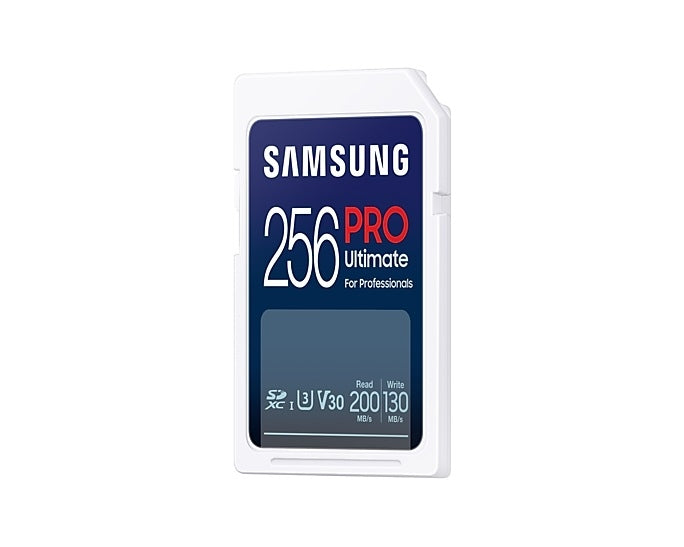 Samsung 256GB SD Card PRO Ultimate, U3, V30, Четене 200MB/s - Запис 130MB/s
