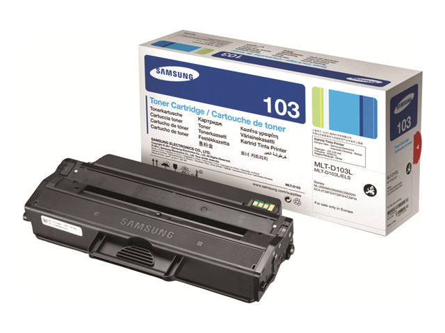 SAMSUNG MLT-D103L/ELS тонер касета черна с голям капацитет 2500 страници 1 пакет