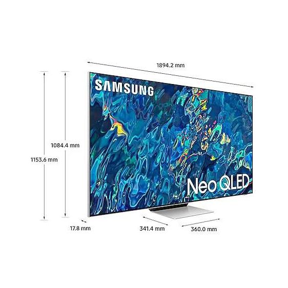 Телевизор SAMSUNG QE75QN95BATXXH, 75"(189 см), 4K UHD Neo QLED, Tizen™ Smart TV, QN95B (2022)