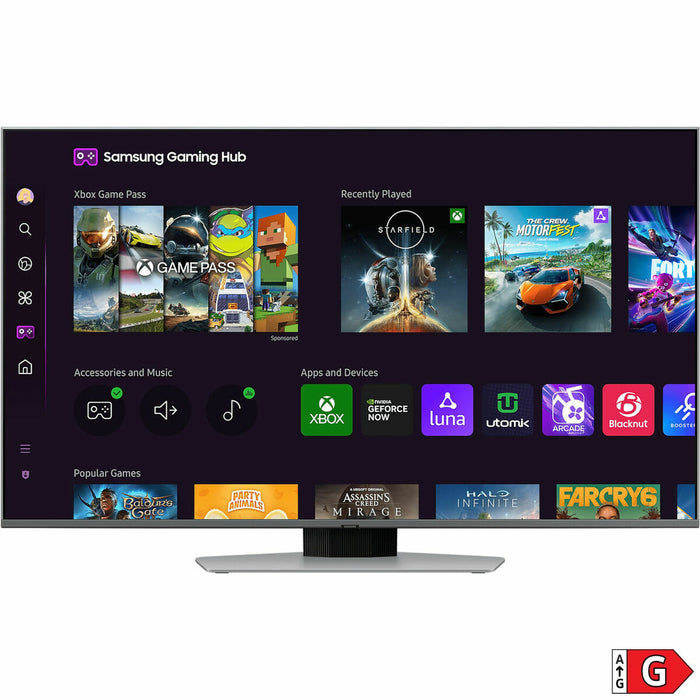 Смарт телевизор Samsung TQ50Q80D 4K Ultra HD QLED AMD FreeSync 50"