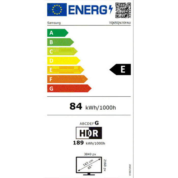 Смарт телевизор Samsung TQ65QN70F 65" 4K Ultra HD HDR Neo QLED