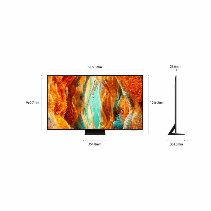 Смарт телевизор Samsung TQ75QN70F 75" 4K Ultra HD HDR Neo QLED