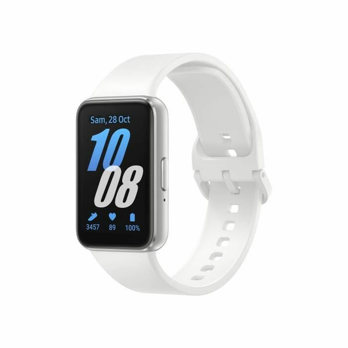 Гривна за активност Samsung Galaxy Fit3 Бял Сребрист 1,6"