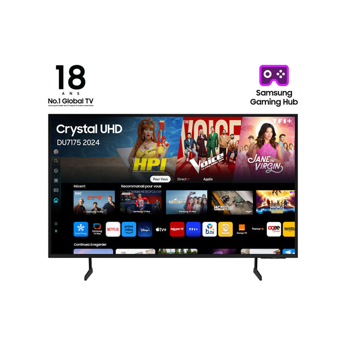 Смарт телевизор Samsung TU43DU7175 43" 4K Ultra HD LED HDR HDR10+