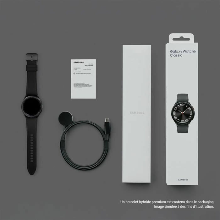Смарт часовник Samsung Watch 6 Черен 1,3" 43 mm