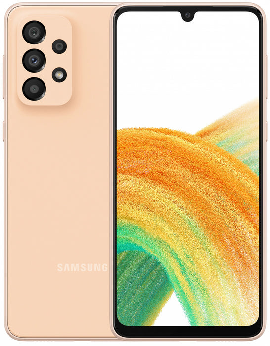 Смартфон Samsung SM-A336B GALAXY A33 128GB Awesome Peach
