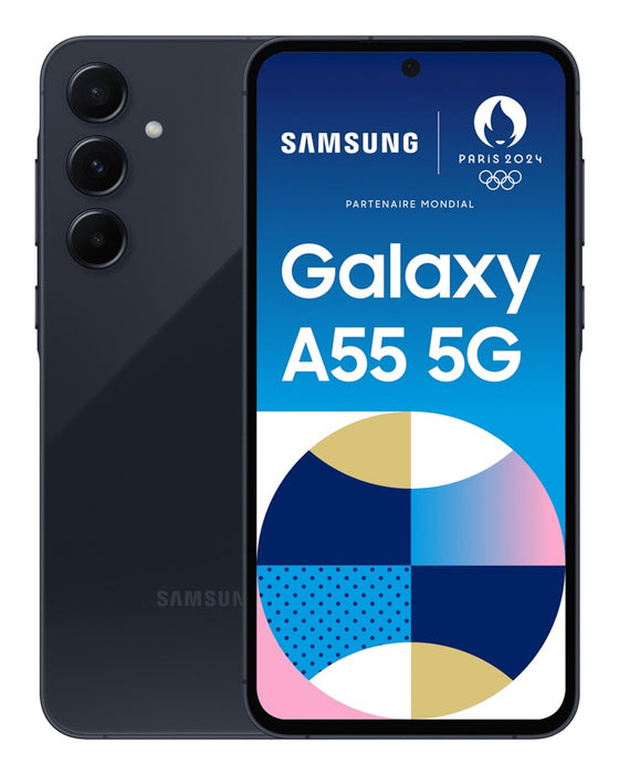Смартфони Samsung Galaxy A55 6,6" 8 GB RAM 256 GB Черен Морско син