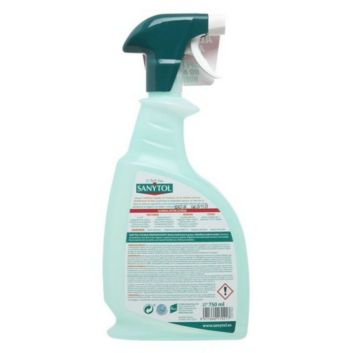 почистващо средство Sanytol Дезинфекционен Обезмаслител (750 ml)
