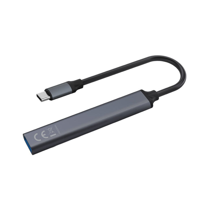 SAVIO AK-71 USB-C хъб - 3 x USB-A 2.0, 1 x USB-A 3.0, 4-в-1, 5 Gbps