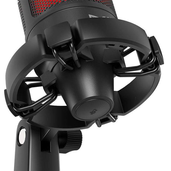 Жичен геймърски микрофон SAVIO с подсветка, статив, USB, SONAR PRO