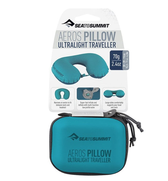 Възглавница SEA TO SUMMIT Eros Ultralight Traveller Aqua