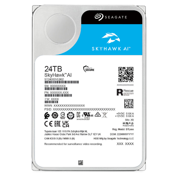 Твърд диск Seagate ST24000VE002 3,5" 24 TB