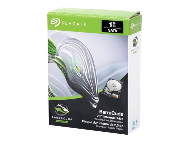 SEAGATE Barracuda 1TB HDD SATA 6Gb/s 5400rpm 2.5inch 7mm височина 128MB кеш BLK Retail SinglePack