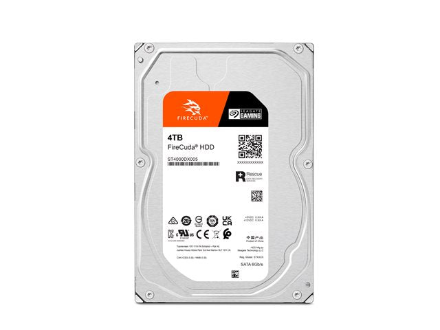 SEAGATE FireCuda Gaming HDD 4TB HDD SATA 6Gb/s 7200RPM 256MB cache 3.5inch