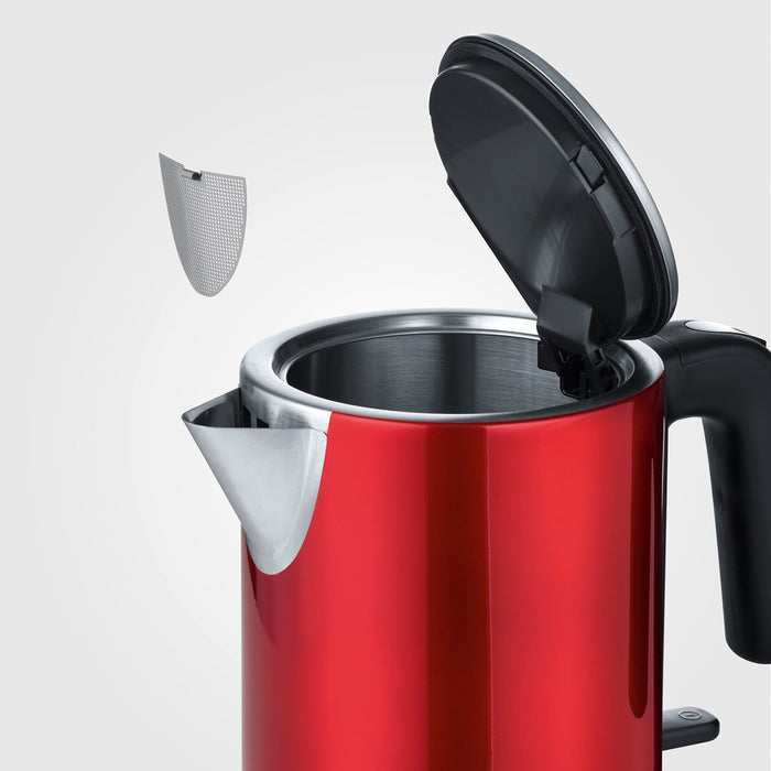 Електрическа кана Severin WK 3427 1 L 2400 W Черна, Червена