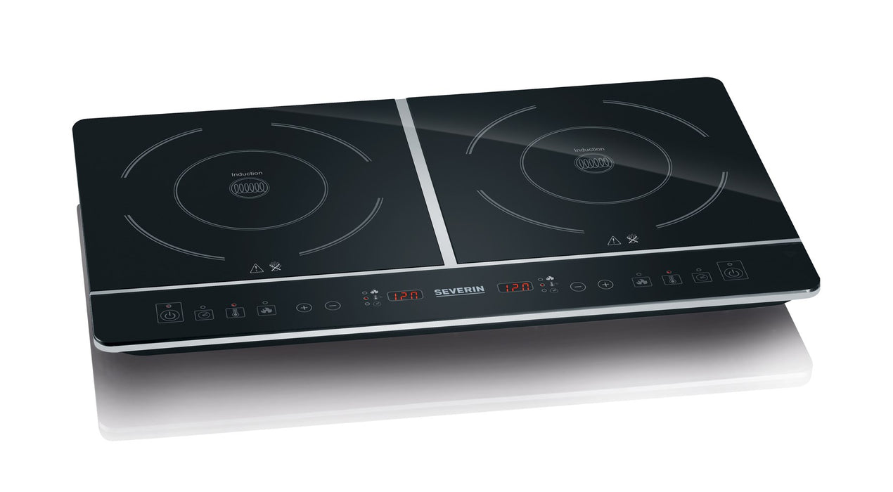 Severin DK 1031 котлон Черен плот Zone индукционен плот 2 зони