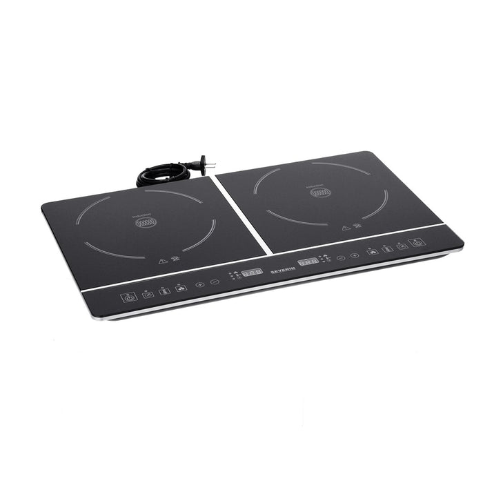 Severin DK 1031 котлон Черен плот Zone индукционен плот 2 зони
