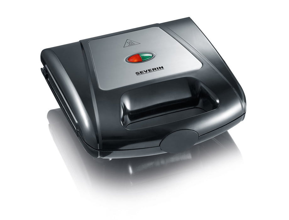 Severin 2968 2 вафли 1000 W черни, хром