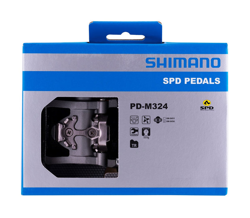 Педал за велосипед Shimano PD-M324 Silver 2 бр.