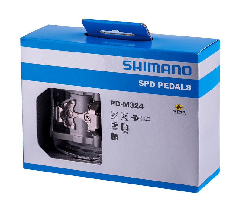 Педал за велосипед Shimano PD-M324 Silver 2 бр.