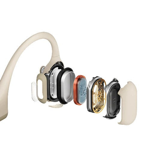 SHOKZ OpenRun Pro Слушалки Безжична лента за врат Обаждания/Музика Bluetooth бежов