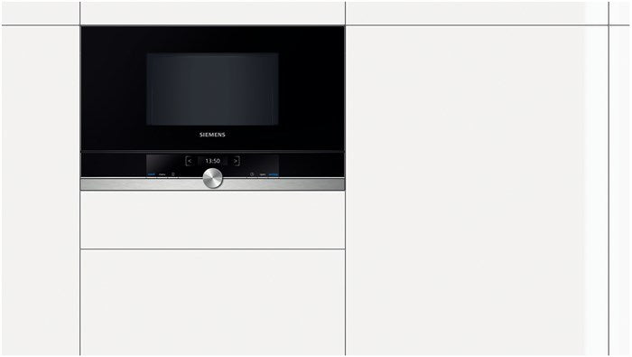 Микровълнова Siemens BF634LGS1 Вградена 21 L 900 W Черна, Неръждаема стомана