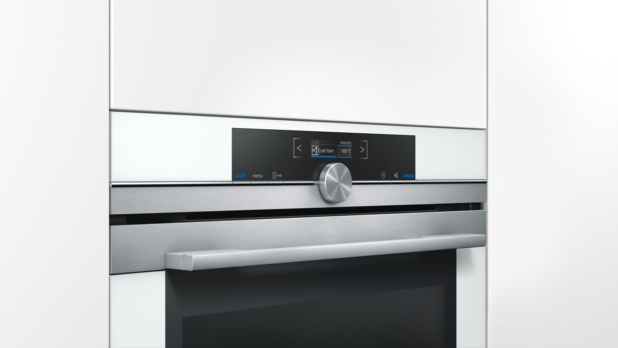 Siemens HB634GBW1 oven 71 L Stainless steel, White
