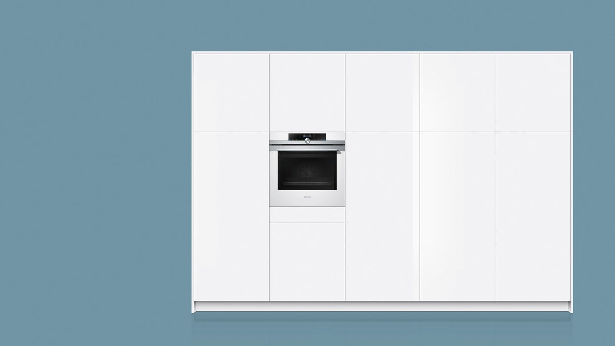 Siemens HB634GBW1 oven 71 L Stainless steel, White