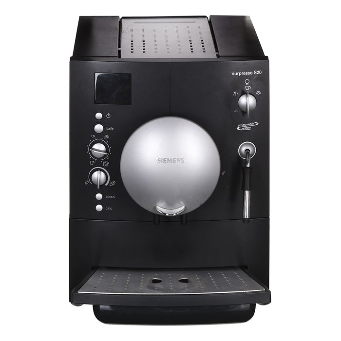 Ekspres Siemens Surpresso S20 черен/сребрист Refurbished - odnowiony przez profesjonalny serwis AGD