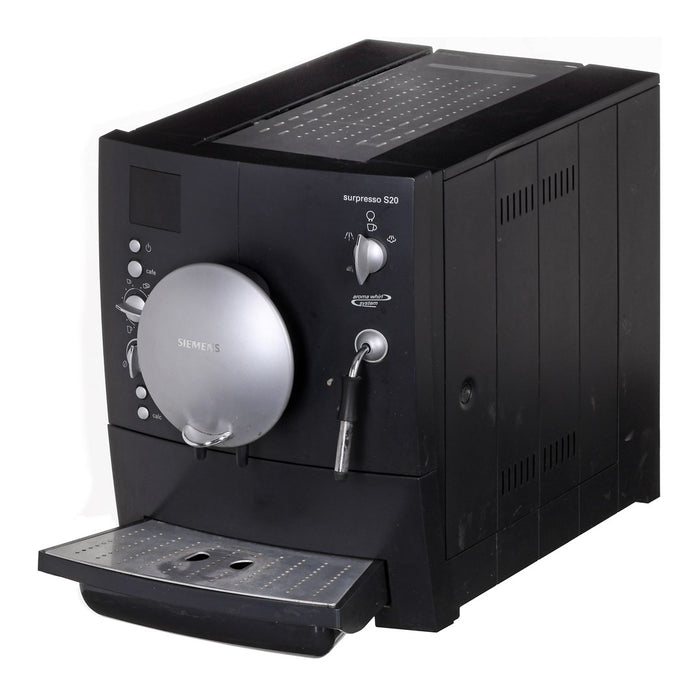 Ekspres Siemens Surpresso S20 черен/сребрист Refurbished - odnowiony przez profesjonalny serwis AGD