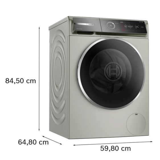 Пералня BOSCH WGB2560X1, 10 кг, 1600 об/мин. Сребрист инокс
