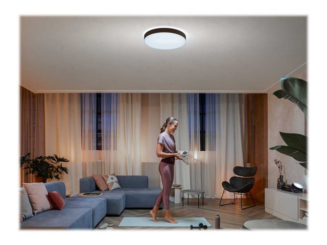 PHILIPS Hue Enrave XL таванна лампа черна