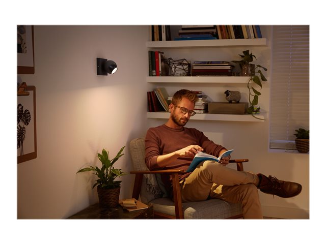 PHILIPS Buckram Hue едноточково черно 1x5W 230V