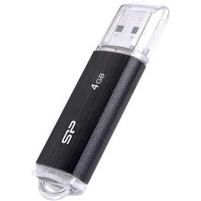 USB стик Silicon Power Ultima U02 Черен 4 GB