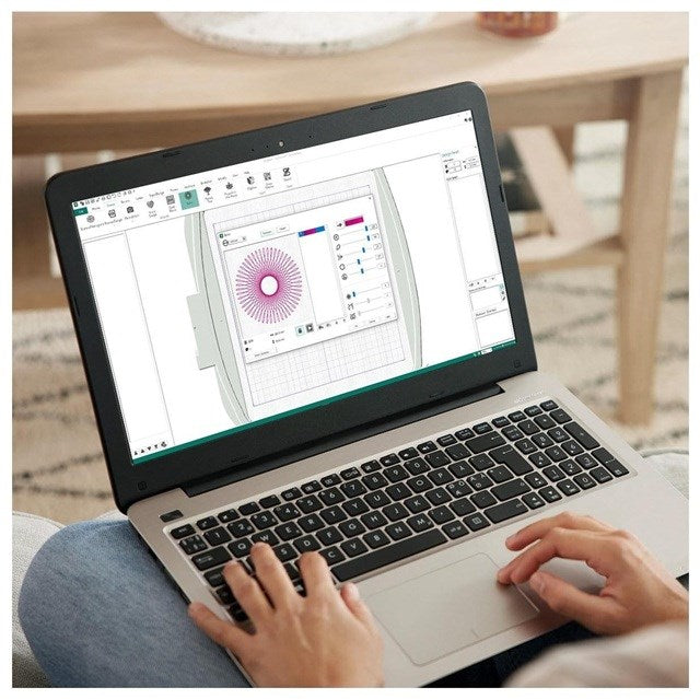 SINGER Шевна машина бродираща машина SE 9185 WiFi Електрически ток Бял