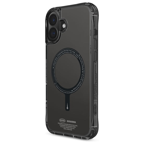 Калъф Skinarma Saido Magnetic Charging за iPhone 16 6.1", черен