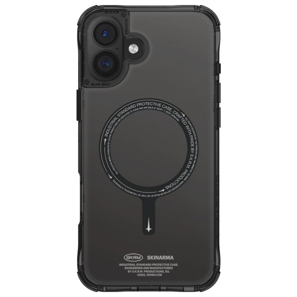 Калъф Skinarma Saido Magnetic Charging за iPhone 16 6.1", черен