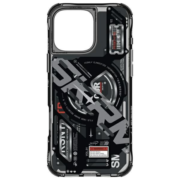 Калъф Skinarma Ekho с магнитно зареждане за iPhone 16 Pro 6.3", черен