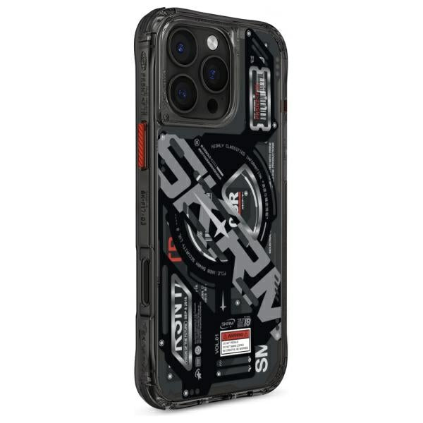 Калъф Skinarma Ekho с магнитно зареждане за iPhone 16 Pro 6.3", черен
