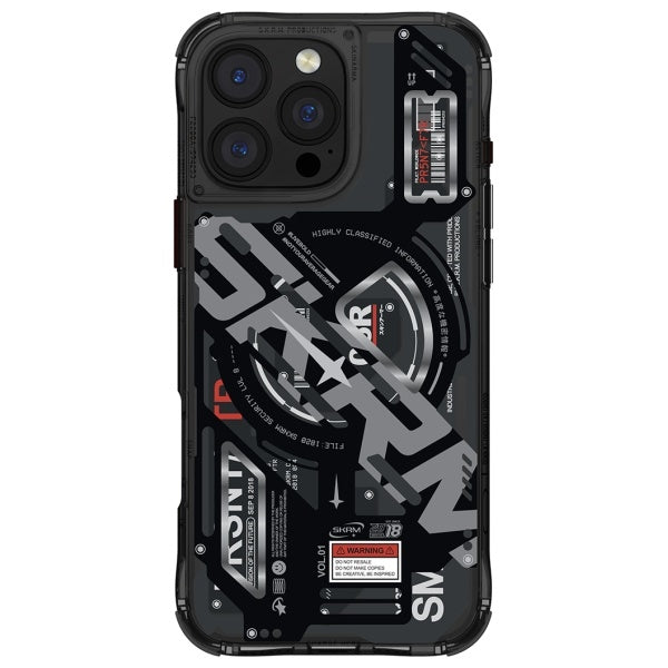 Калъф Skinarma Ekho с магнитно зареждане за iPhone 16 Pro 6.3", черен