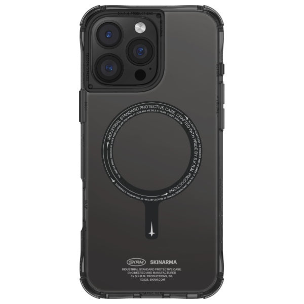 Калъф Skinarma Saido за iPhone 16 Pro 6.3" с магнитно зареждане, черен