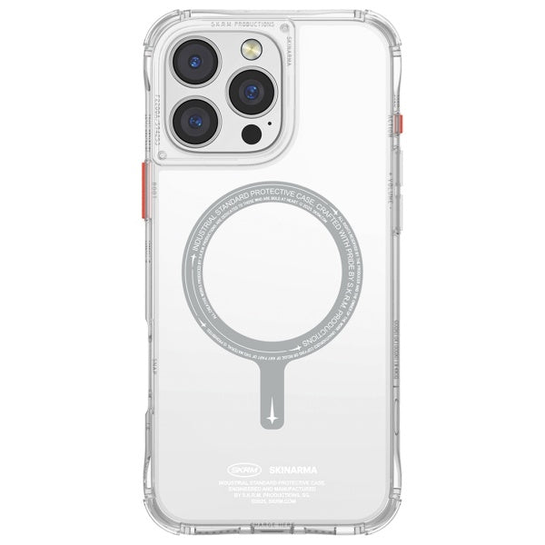 Калъф Skinarma Saido за iPhone 16 Pro 6.3" с магнитно зареждане, прозрачен