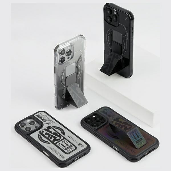 Калъф Skinarma Kira Kobai с Magnetic Charging Grip Stand за iPhone 16 Pro Max 6.9", холограм
