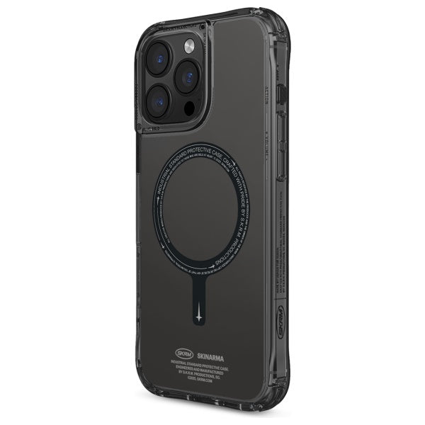 Калъф Skinarma Saido за iPhone 16 Pro Max 6.9" с магнитно зареждане, черен