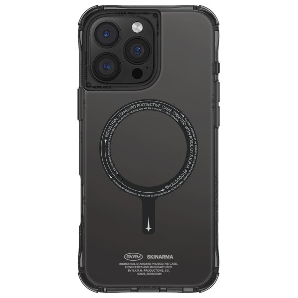 Калъф Skinarma Saido за iPhone 16 Pro Max 6.9" с магнитно зареждане, черен
