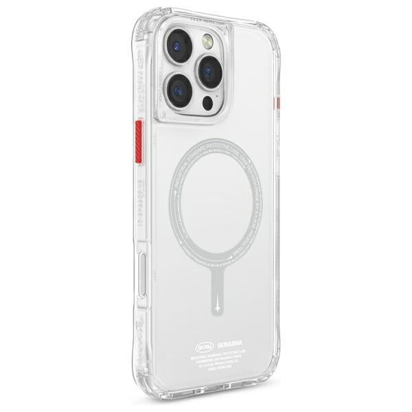 Калъф Skinarma Saido за iPhone 16 Pro Max 6.9" с магнитна зарядка, прозрачен