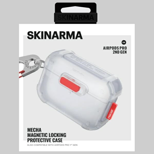 Калъф Skinarma Mecha за AirPods Pro 2, frost