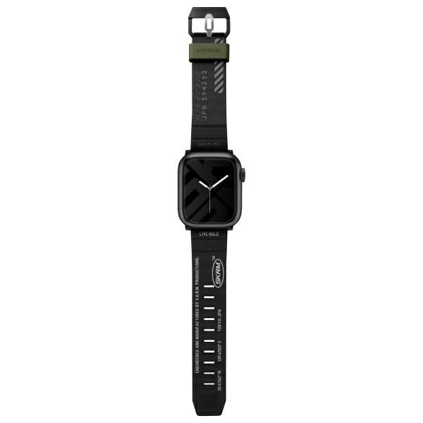 Каишка Skinarma Shokku Apple Watch 45/44/42mm, черна